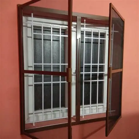 Mosquito net frame corner detail — project 4