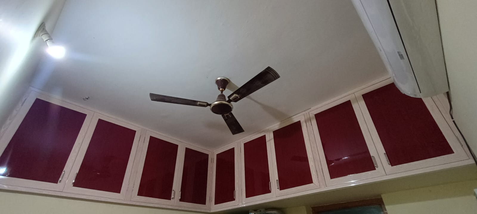 Overhead PVC loft storage — project 1